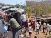 भीषण सड़क हादसा – यात्रियों से भरी बस पलटी, 6 की मौत, कई जख्मी