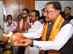 जगन्नाथ मंदिर पहुंचे मुख्यमंत्री विष्णु देव साय, की पूजा-अर्चना