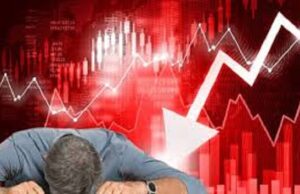 शेयर बाजार में मचा कोहराम,सेंसेक्स-निफ्टीभी लुढ़के, निवेशकों को भारी नुकसान