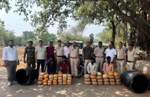 बालोद पुलिस की बड़ी कार्रवाई: 72 किलो गांजा के साथ 5 तस्कर गिरफ्तार, एक नाबालिग भी शामिल