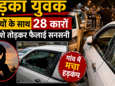 प्रेमिका से मुलाकात न होने पर भड़का युवक, साथियों के साथ 28 कारों के शीशे तोड़कर फैलाई सनसनी…