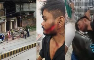 बीच सड़क पर खूनी बवाल! दोस्त को बचाने पहुंचे युवक पर धारदार हथियार से हमला, 5 घायल