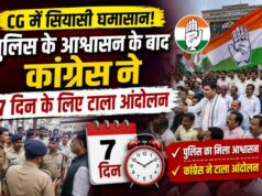 सियासी घमासान – पुलिस के आश्वासन के बाद कांग्रेस ने 7 दिन के लिए टाला आंदोलन