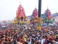 पुरी रथ यात्रा में भारी भीड़ से भगदड़ जैसी स्थिति, तीन की मौत, कई श्रद्धालु अस्पताल में भर्ती