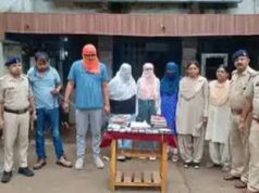रायपुर के स्पा सेंटरों में पुलिस का छापा:80 से अधिक स्थानों पर पहुंची पुलिस की टीम, कई सेंटर से मिले आपत्तिजनक सामान