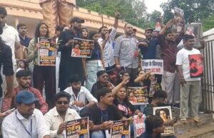 धर्मेंद्र प्रधान के बाद अब छत्तीसगढ़ के शिक्षा मंत्री गजेंद्र यादव के इस्तीफे की मांग, पेपर लीक के खिलाफ रायपुर में छात्रों का हल्लाबोल