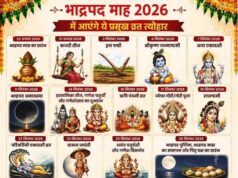 भाद्रपद 2026 – 29 अगस्त से शुरू होगा भादो, जन्माष्टमी से गणेश चतुर्थी तक पड़ेंगे ये बड़े व्रत-त्योहार