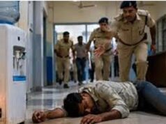 विधानसभा थाना परिसर में वाटर कूलर छूते ही युवक को लगा करंट, मौत