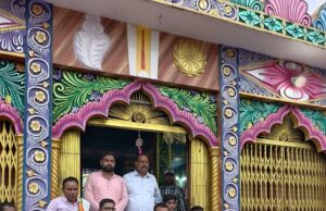 कांग्रेस प्रदेश अध्यक्ष दीपक बैज अमलीपदर जगन्नाथ मंदिर पहुंच पूजा अर्चना किया
