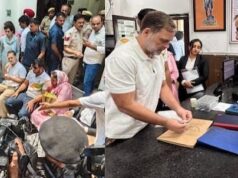 धरने पर बैठे राहुल गांधी की बात मान गई दिल्ली पुलिस, पैलेट गन कांड में अज्ञात के खिलाफ FIR