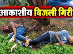 बारिश से बचने पेड़ के नीचे खड़े थे दो युवक, तभी गिरी आकाशीय बिजली; एक की मौत, दूसरा गंभीर