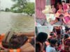 शिवनाथ नदी में गणेश प्रतिमाओं का हुआ विसर्जन, बारिश के बीच उमड़ा श्रद्धालुओं का सैलाब