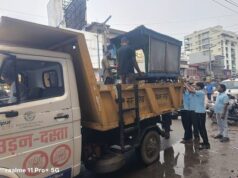 अतिक्रमण के खिलाफ एनएचएआई की सख्त कार्रवाई, तेलीबांधा में अवैध एंट्री बंद